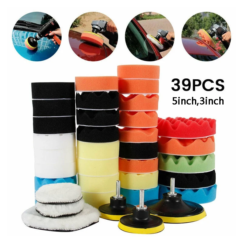Foam Cannon Car Wash - Car Polishing Sponge Pads Kit Foam