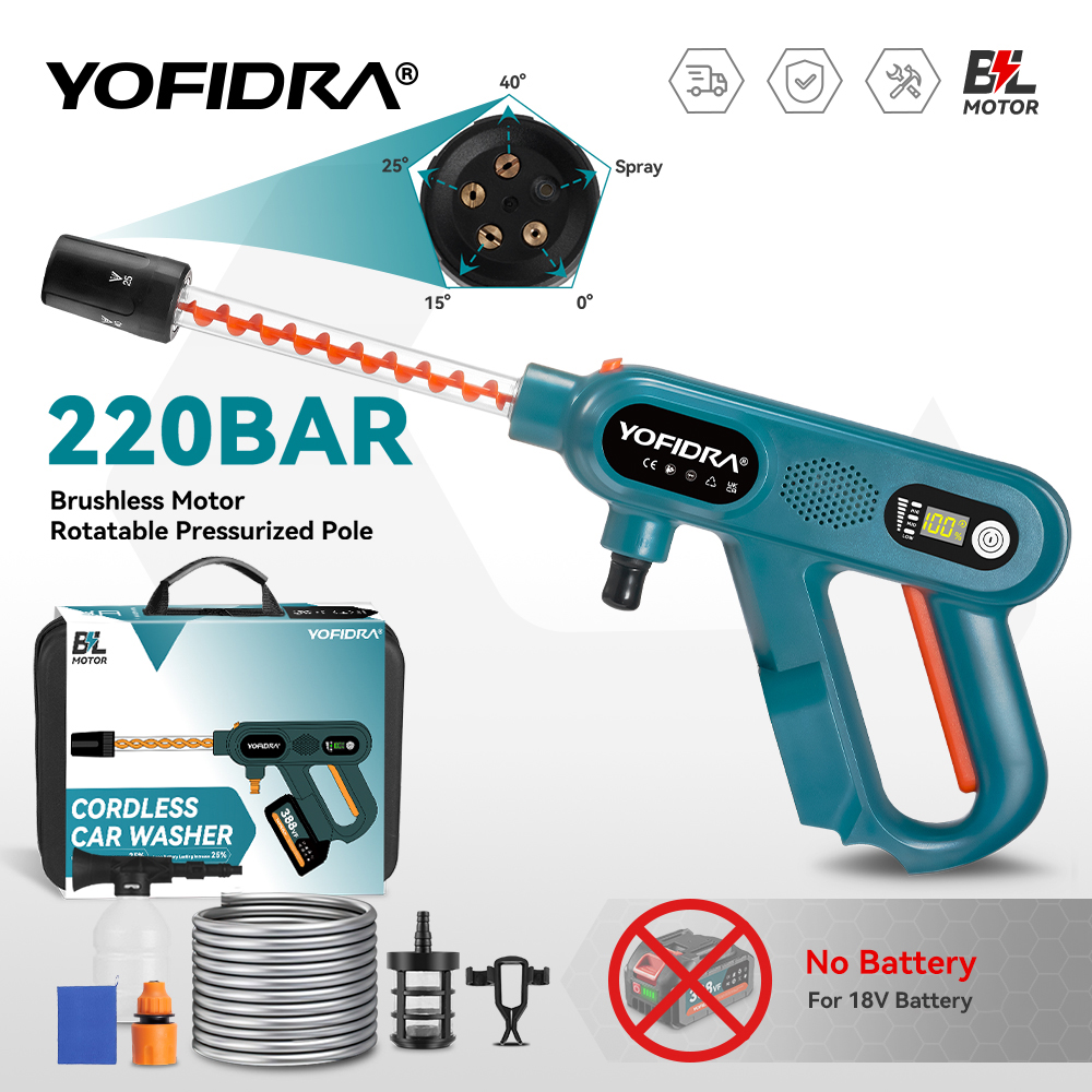 YOFIDRA 3500W Brushless High P - مراجعة Car Shampoo Ph وسعره