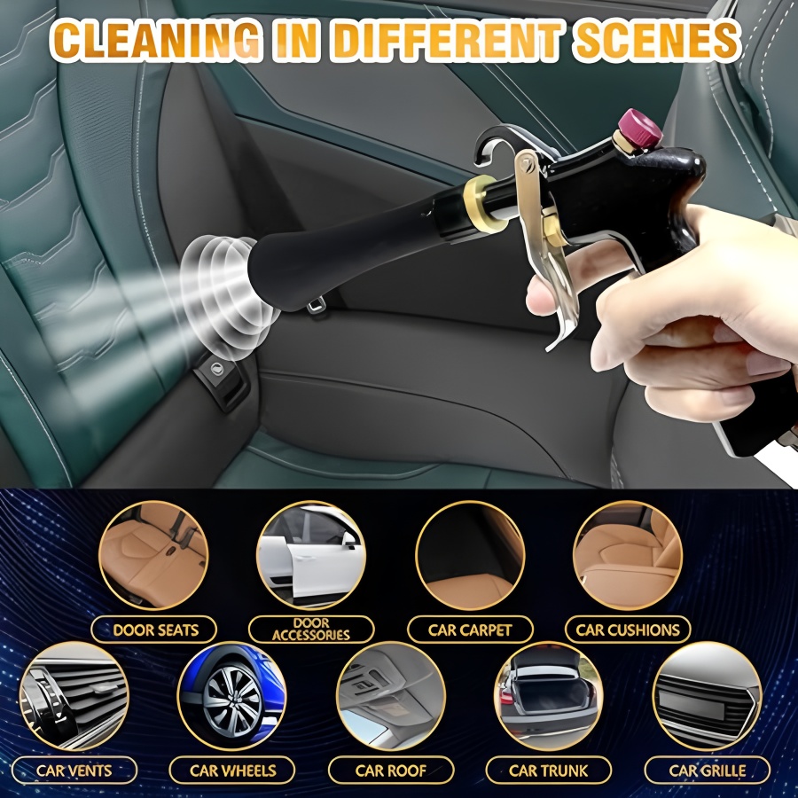 Air Blow Gun Car Interior Clea - مراجعة Dirt Brush Interior وسعره