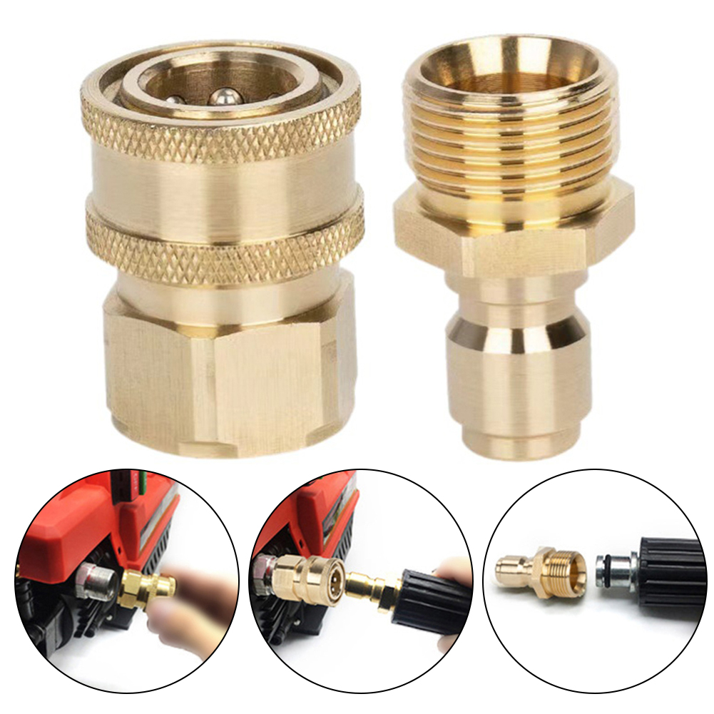 2 Pcs 3/8 M22 Adapter For High - مراجعة Car Shampoo Ph وسعره