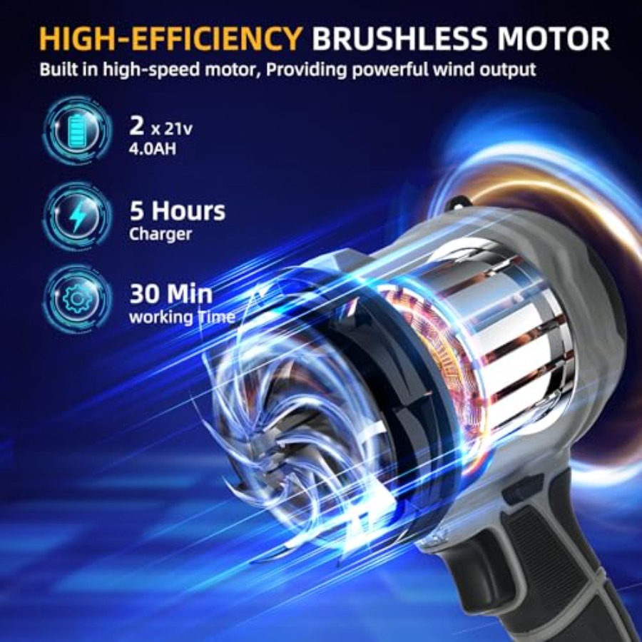 Leaf Blower CordlessSnow Blowe - مراجعة Dryer Car Blower وسعره