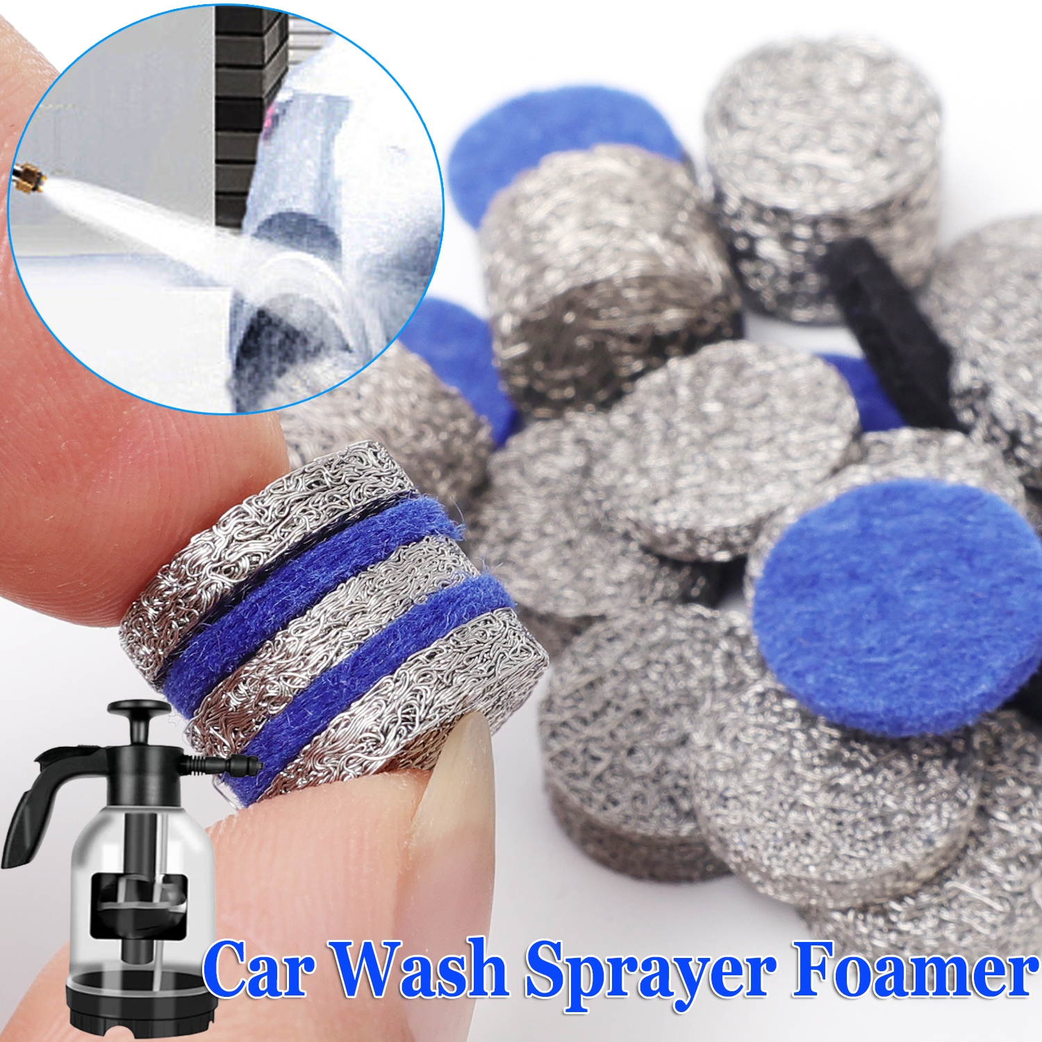 1/2/5pcs Foam Gun Nozzle Orifi - مراجعة Pressure Washer Foam Gun وسعره