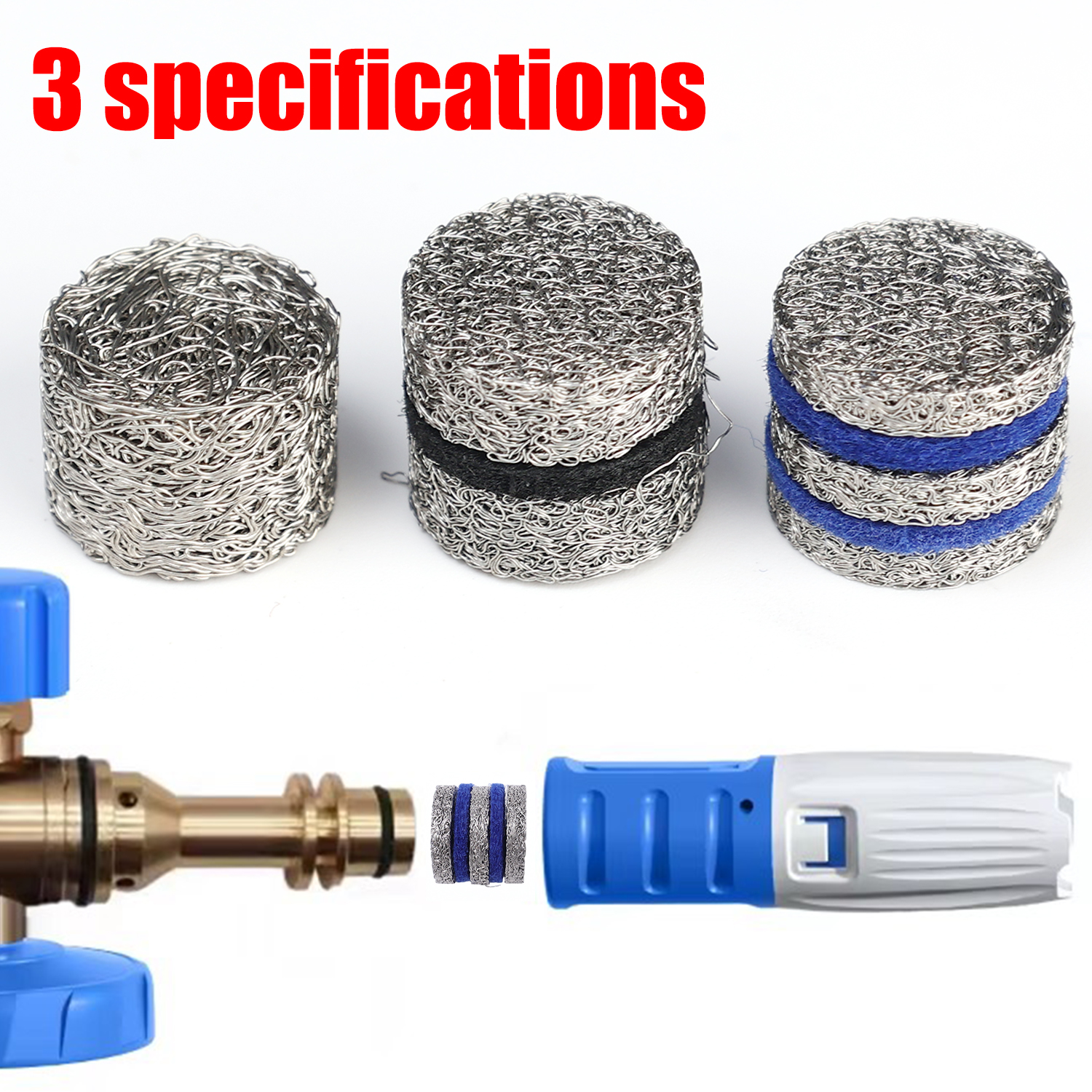1/2/5pcs Foam Gun Nozzle Orifi - مراجعة Pressure Washer Foam Gun وسعره