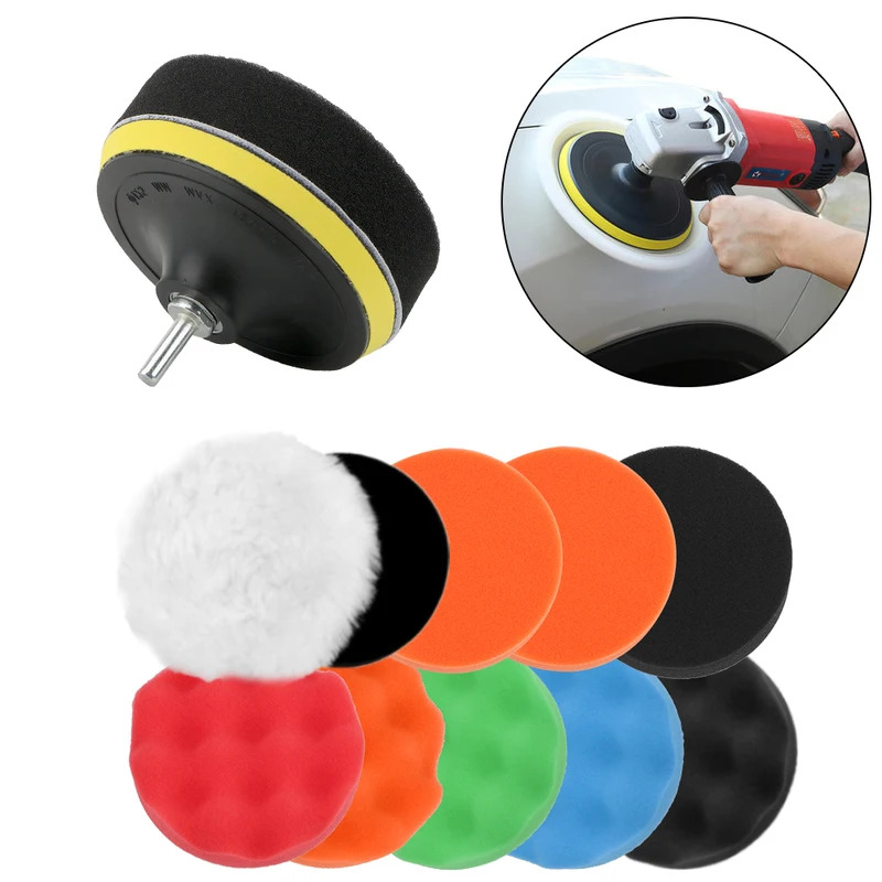 12Pcs/set Car Polishing Pad Pa - مراجعة Polish Pad Set Buffer وسعره