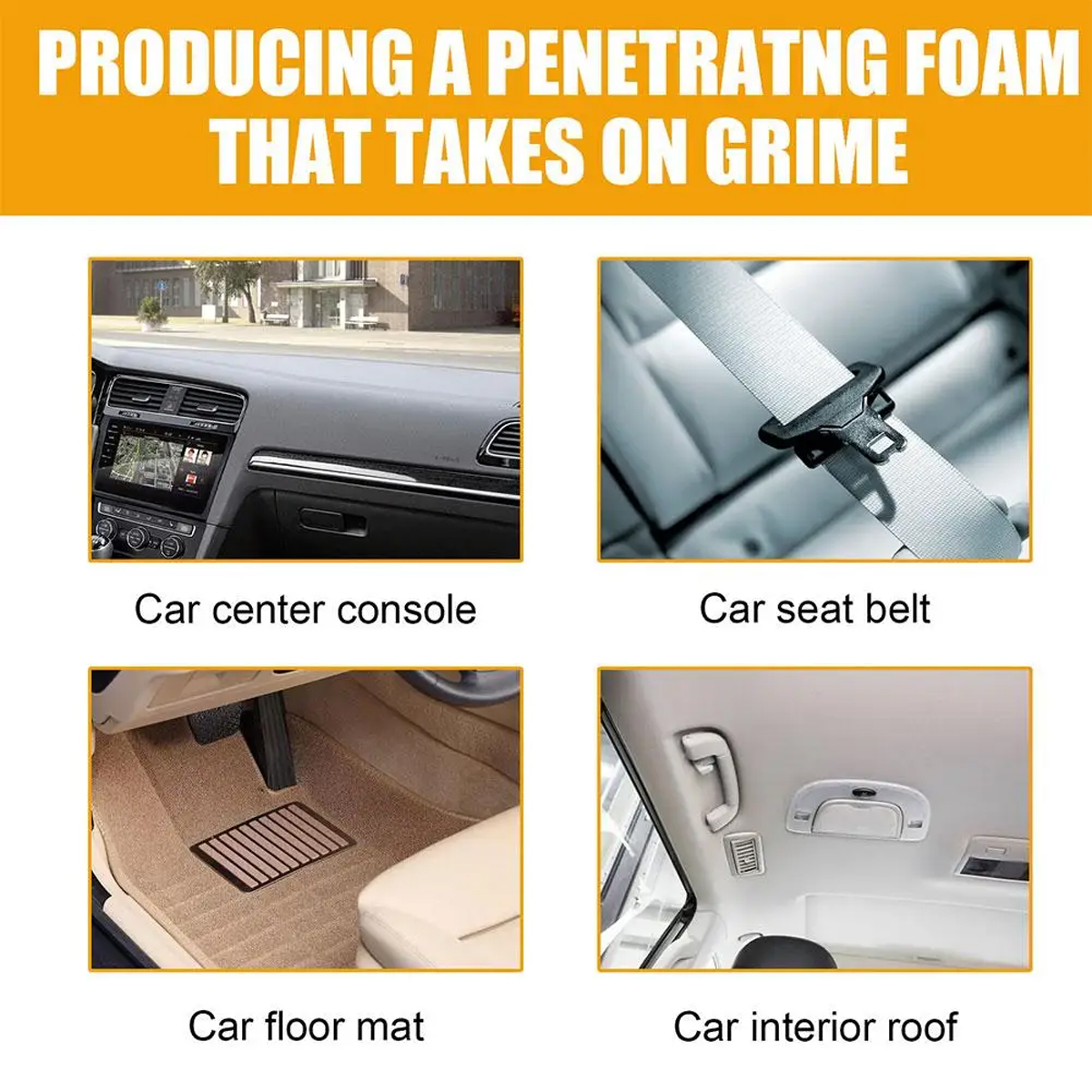 Car Foam Cleaner Neutral PH fo - مراجعة Seat Cleaner Fabric وسعره