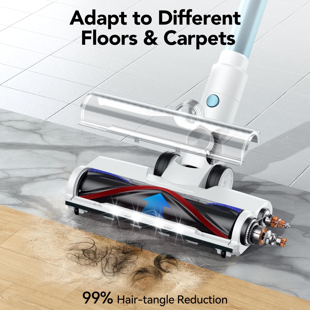 Blossom QCVC01 Wireless Vacuum - مراجعة Car Cleaning Brush وسعره
