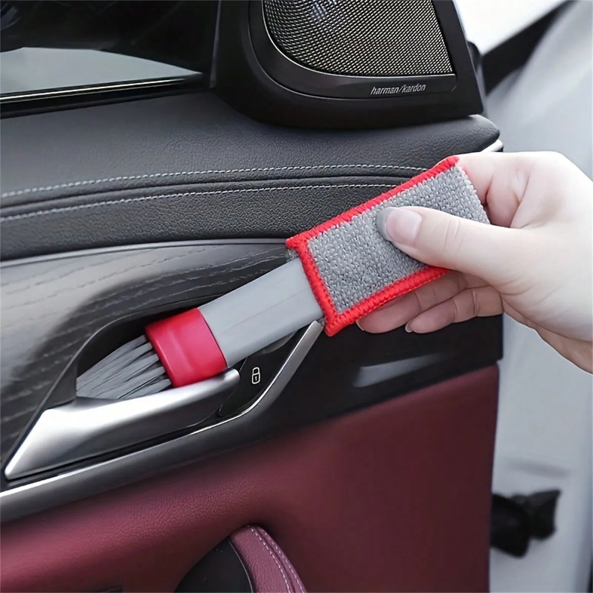 1pc Double-Headed Brush, Car A - مراجعة Car Cleaning Brush وسعره