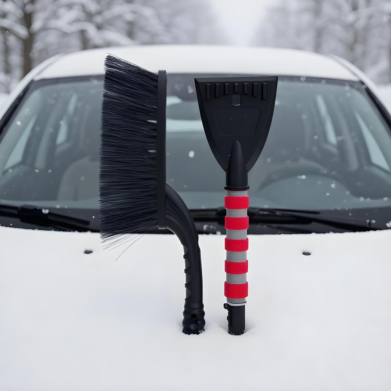 Car Scraper Snow Brush Windshi - مراجعة Car Cleaning Brush وسعره