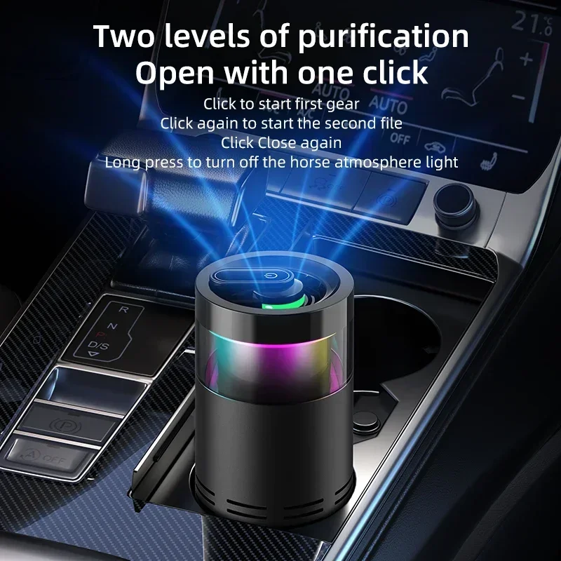 Mini Air Purifier with Aromath - مراجعة Odor Eliminator Car وسعره