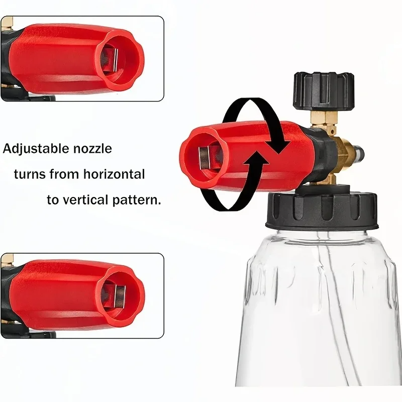 High Pressure PA Foam Cannon   - مراجعة Pressure Washer Foam Gun وسعره