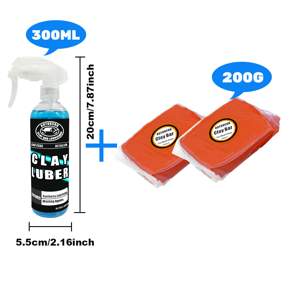 200G Car Clay Bar And 300ml Ma - مراجعة Clay Bar Lubricant وسعره