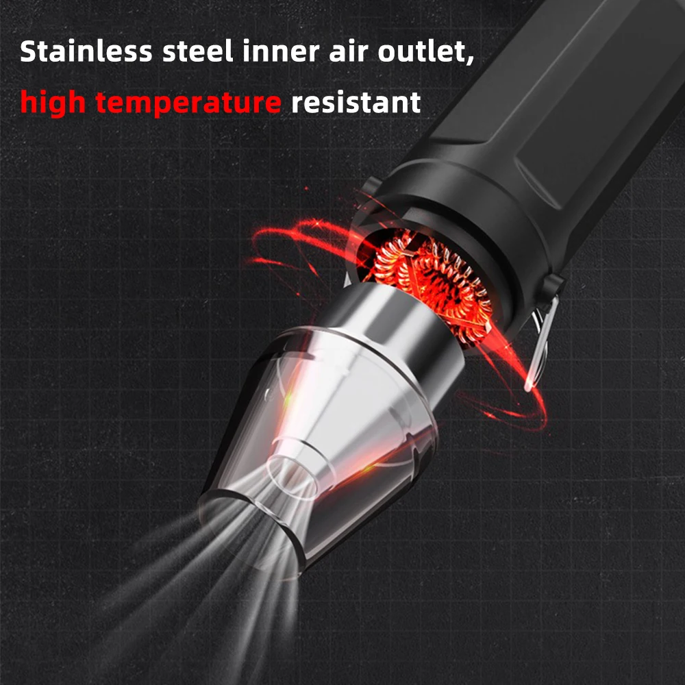 300W EU Hot Air Gun Soldering  - مراجعة Dryer Car Blower وسعره