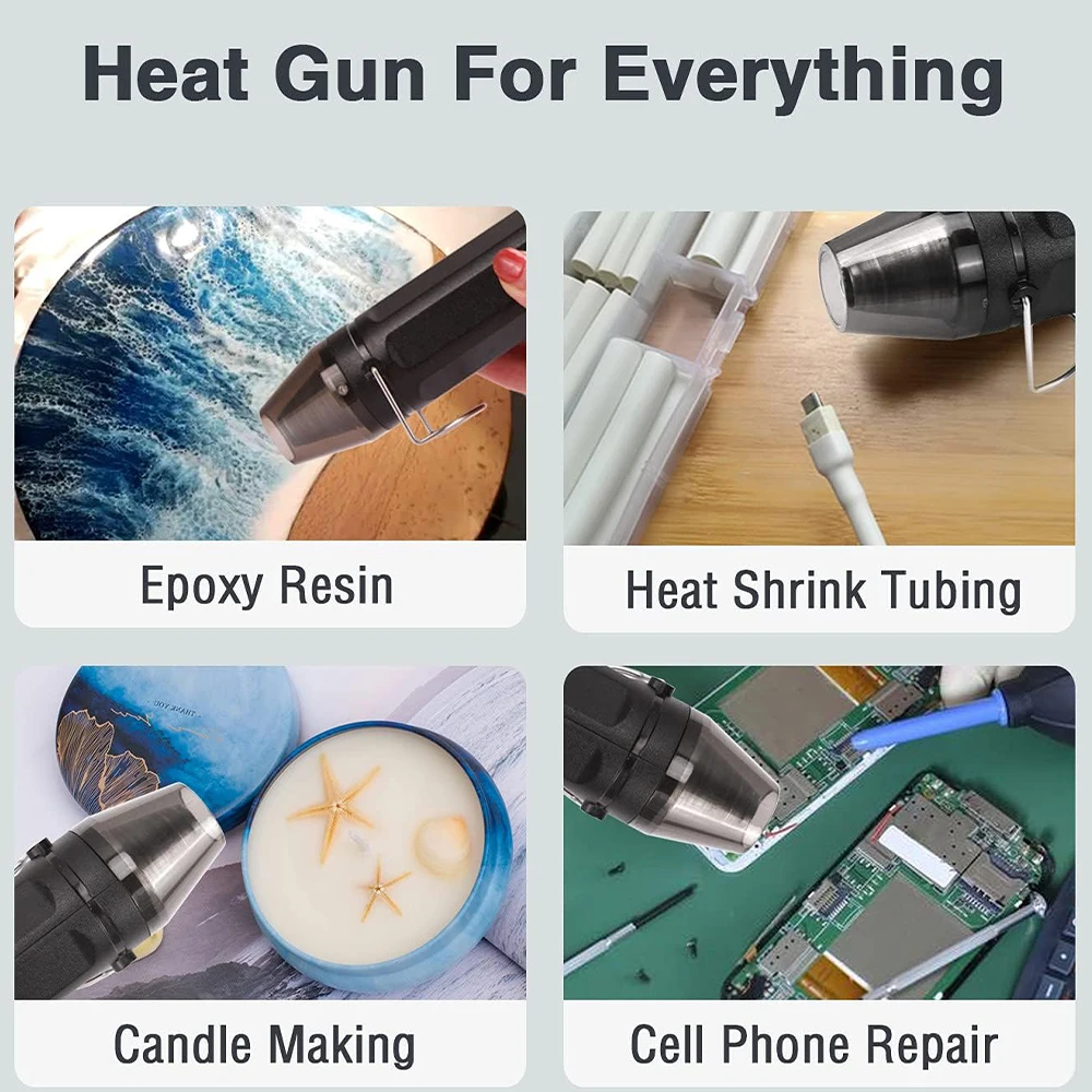 300W EU Hot Air Gun Soldering  - مراجعة Dryer Car Blower وسعره