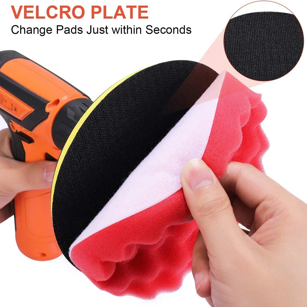 8Pcs Car Polishing Pads Kit 3/ - مراجعة Polish Pad Set Buffer وسعره