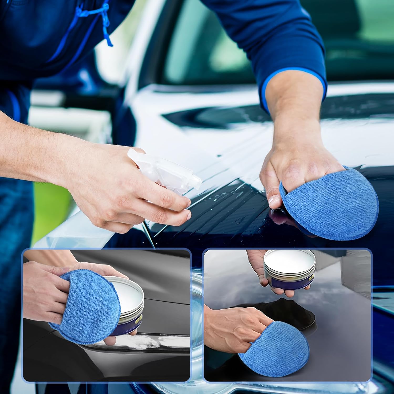 Auto Cleaning Sponge Brush Wax - مراجعة Wax Applicator Pad وسعره