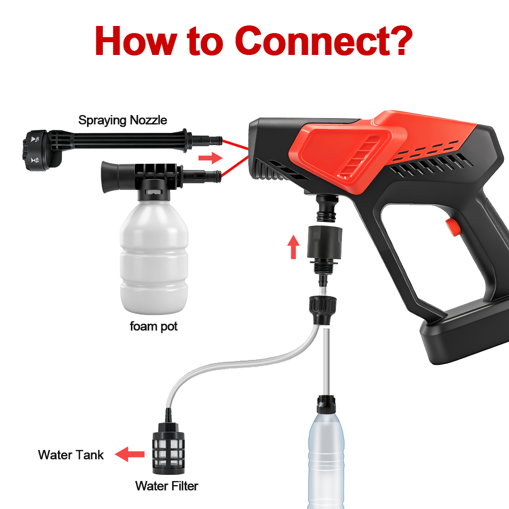 300Bar Car Washer High Pressur - مراجعة Car Shampoo Ph وسعره