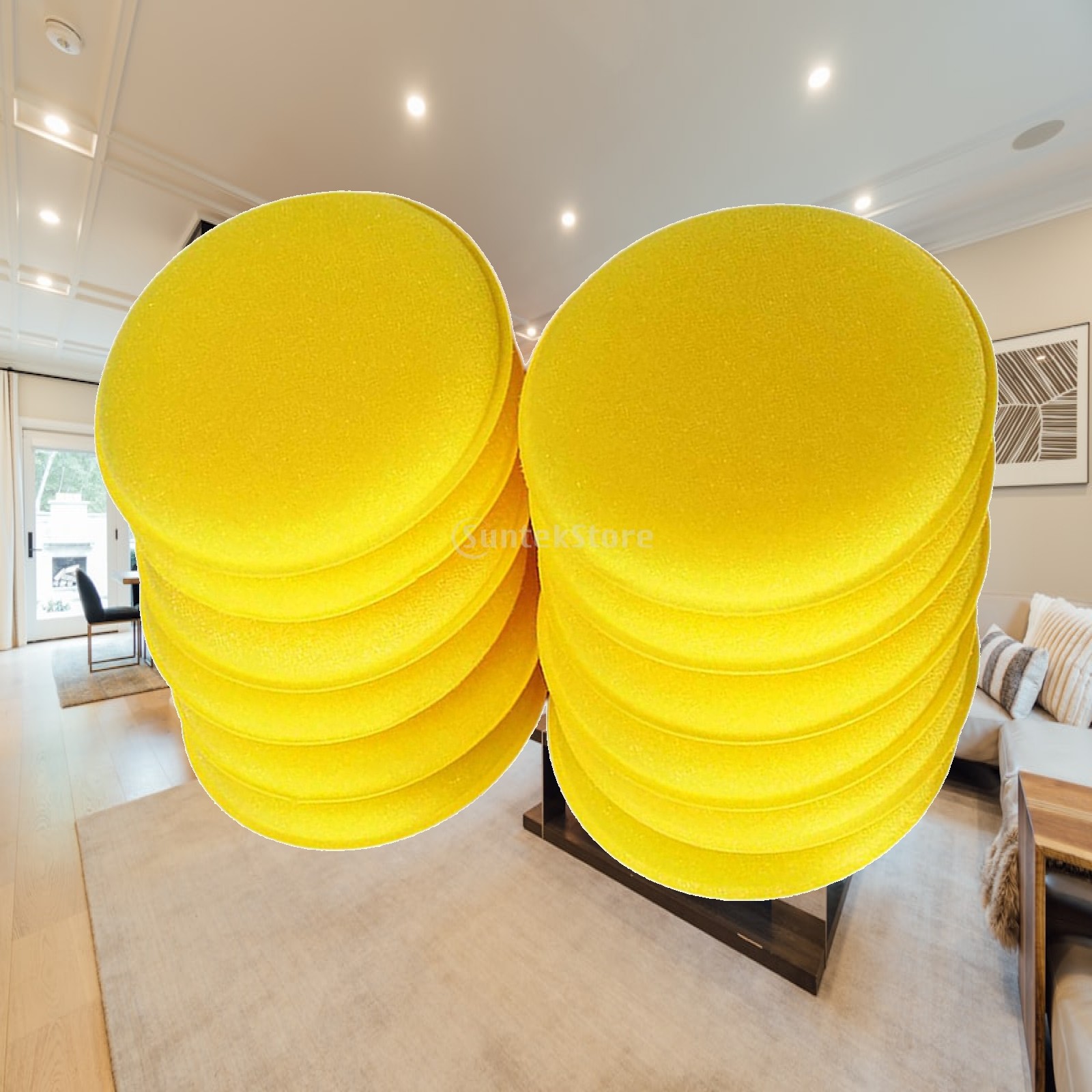 Buffer Polisher Kit Sponge Wax - مراجعة Polish Pad Set Buffer وسعره