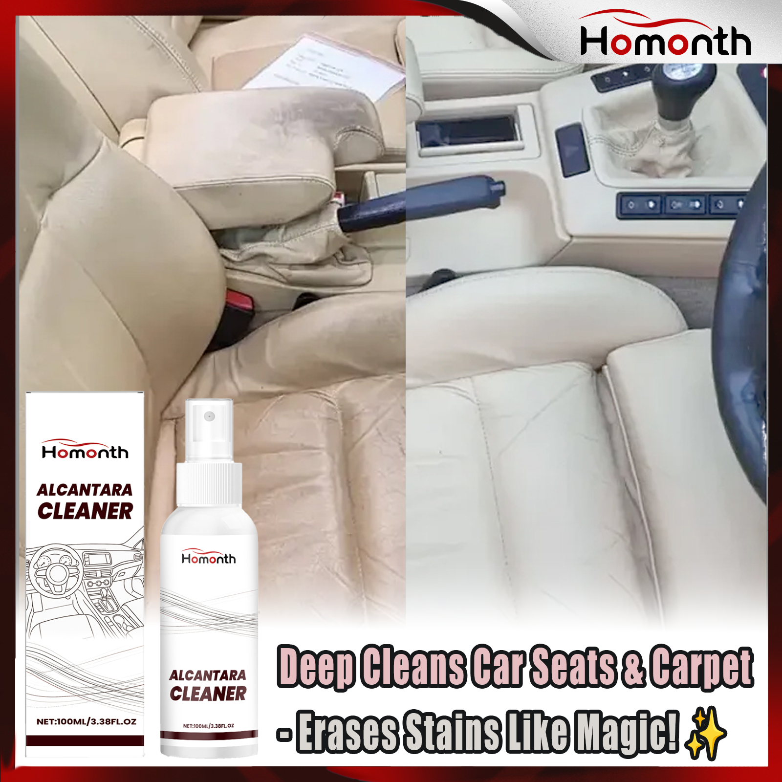 Car Interior Cleaning Spray Ca - مراجعة Seat Cleaner Fabric وسعره
