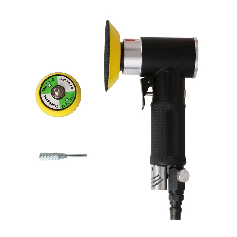 Air Sander Mini Pneumatic Grin - مراجعة Polish Pad Set Buffer وسعره