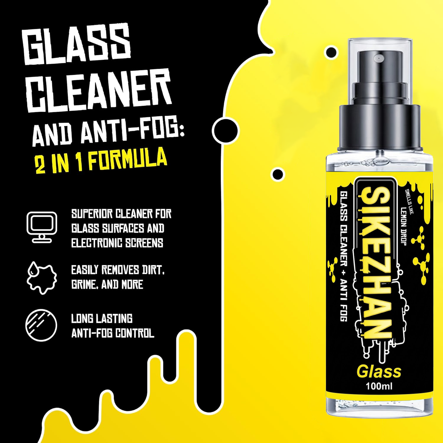 2-in-1 Anti-Fog Spray & Glass  - مراجعة Glass Cleaner Streak وسعره