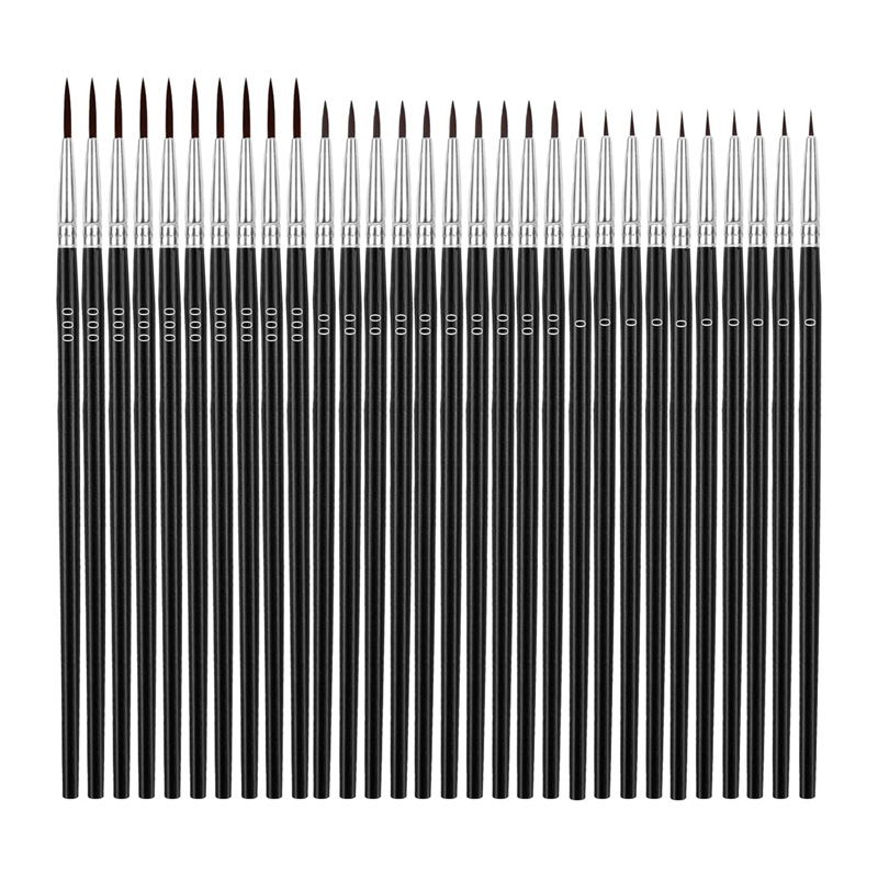 30Pcs Tiny Detail Paint Brushe - مراجعة Detailing Brush Set وسعره