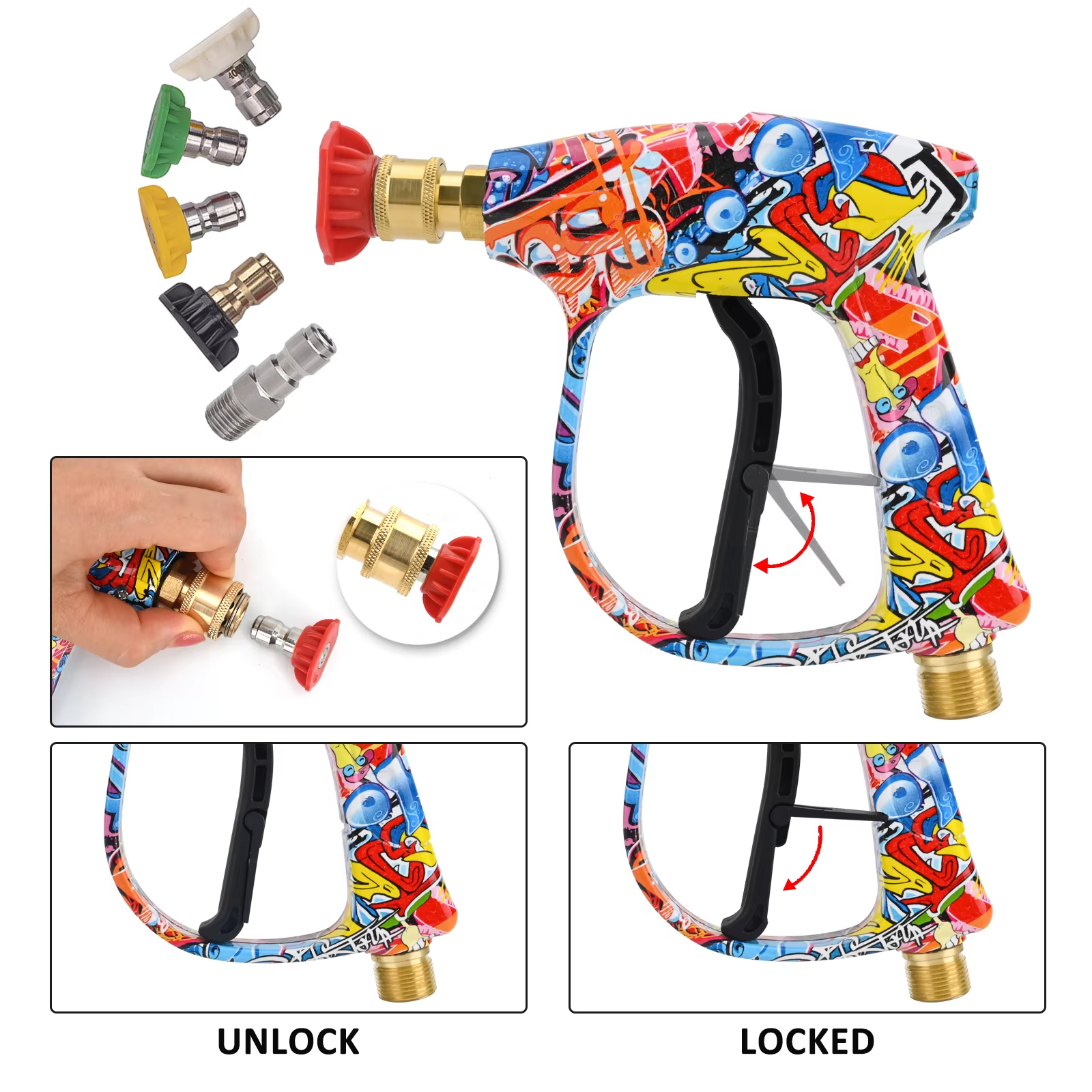 Pressure Washer Water Gun for  - مراجعة Car Shampoo Ph وسعره