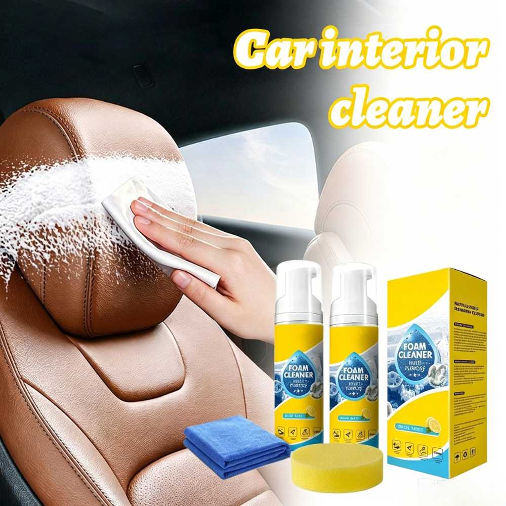 Car Interior Foam Cleaner For  - مراجعة Leather Cleaner Interior وسعره