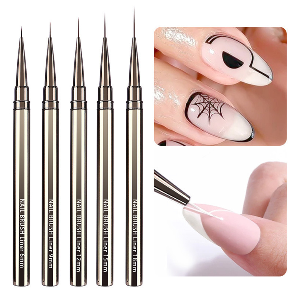 5-Piece Professional Nail Art  - مراجعة Detailing Brush Set وسعره