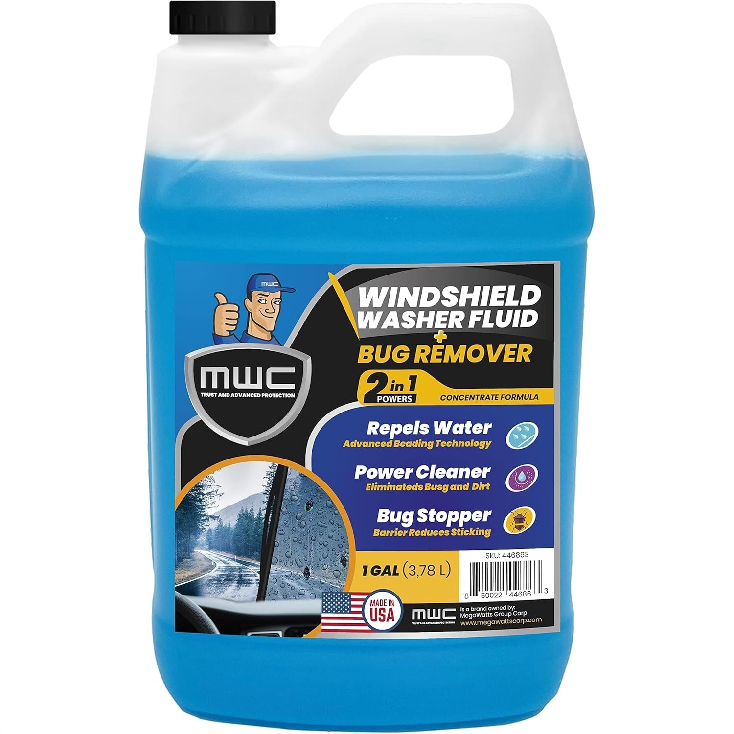 Windshield Washer Fluid, Ready - مراجعة Glass Cleaner Streak وسعره