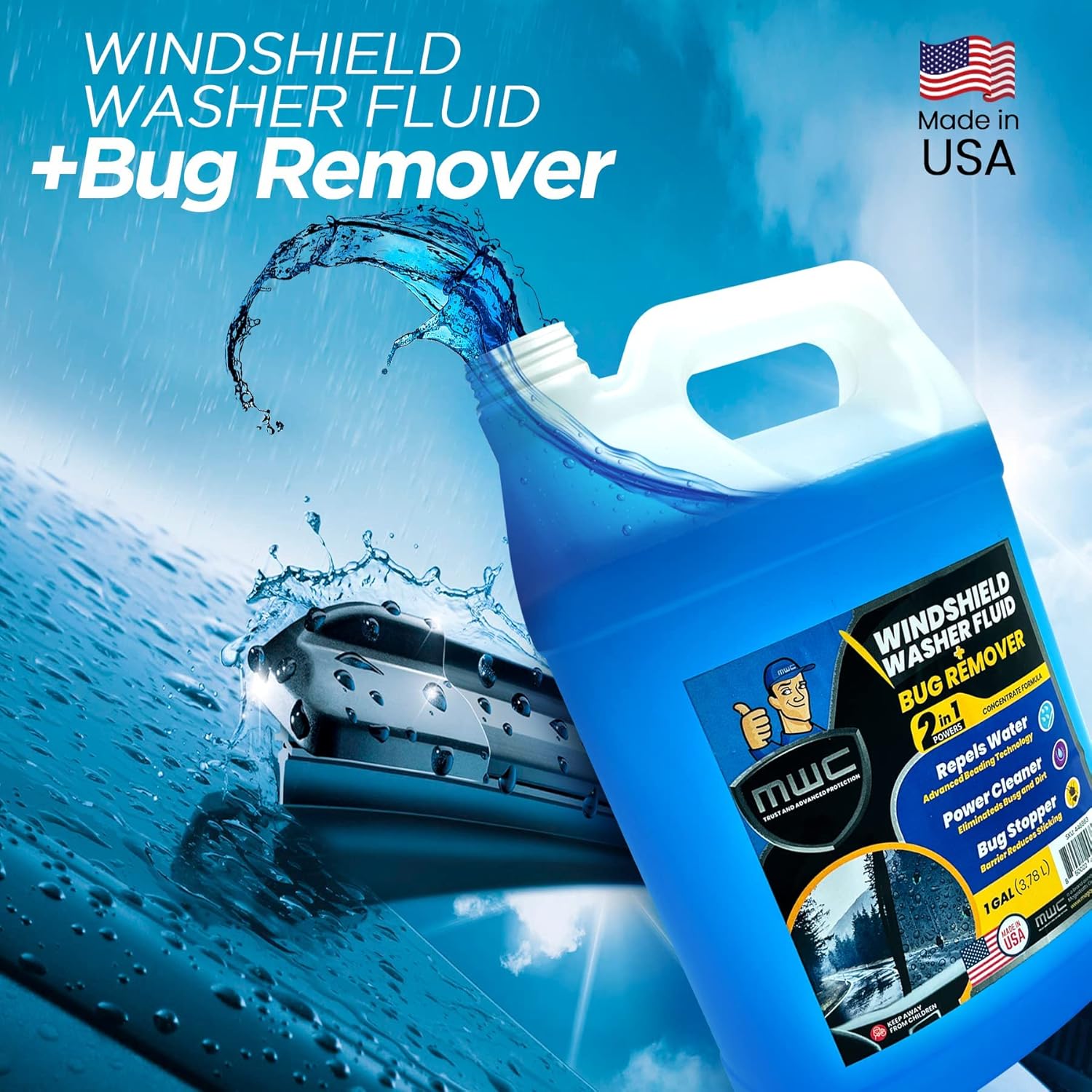Windshield Washer Fluid, Ready - مراجعة Glass Cleaner Streak وسعره