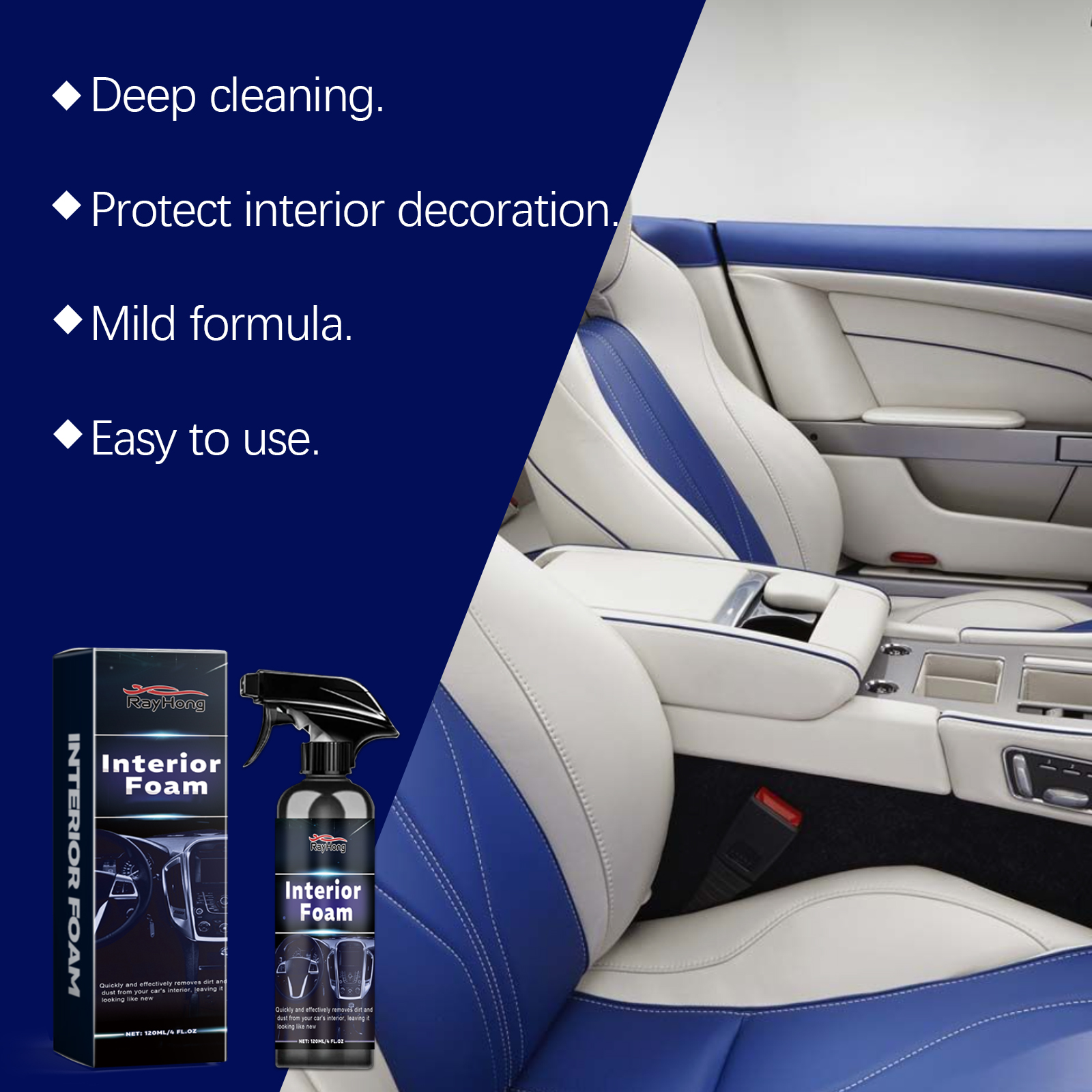 Multi-purpose Car Interior Foa - مراجعة Seat Cleaner Fabric وسعره