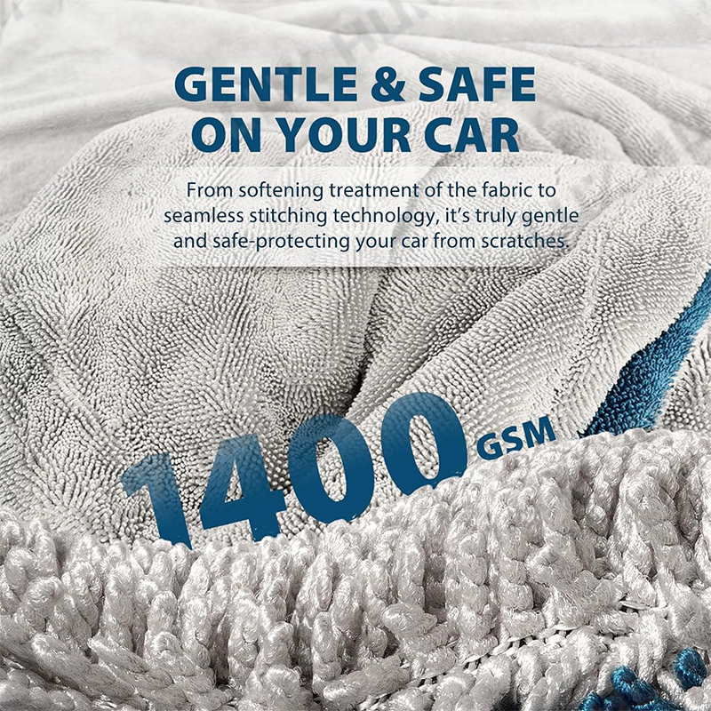 1400GSM Thick Car Drying Towel - مراجعة Interior Detailing Kit وسعره