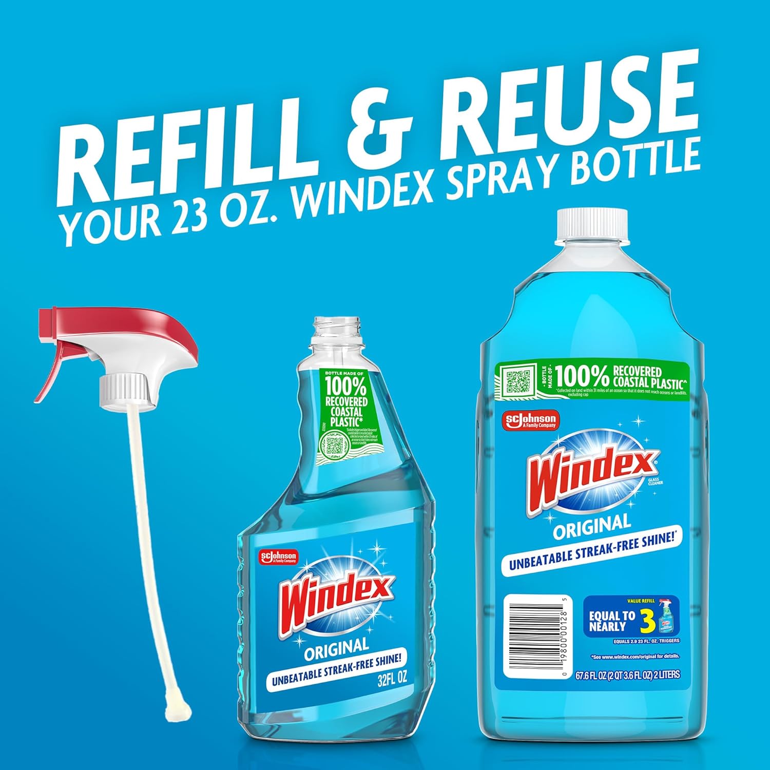 Glass and Window Cleaner Refil - مراجعة Glass Cleaner Streak وسعره