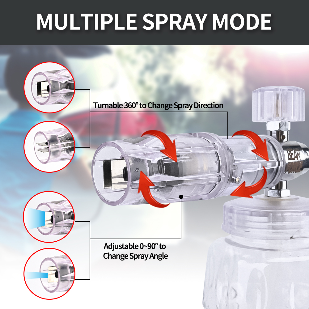 Foam Generator Foam Cannon Foa - مراجعة Pressure Washer Foam Gun وسعره