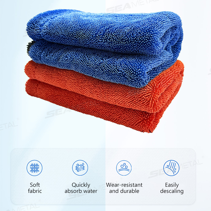 SEAMETAL 1200GSM Car Wash Micr - مراجعة Microfiber Towel Detailing وسعره