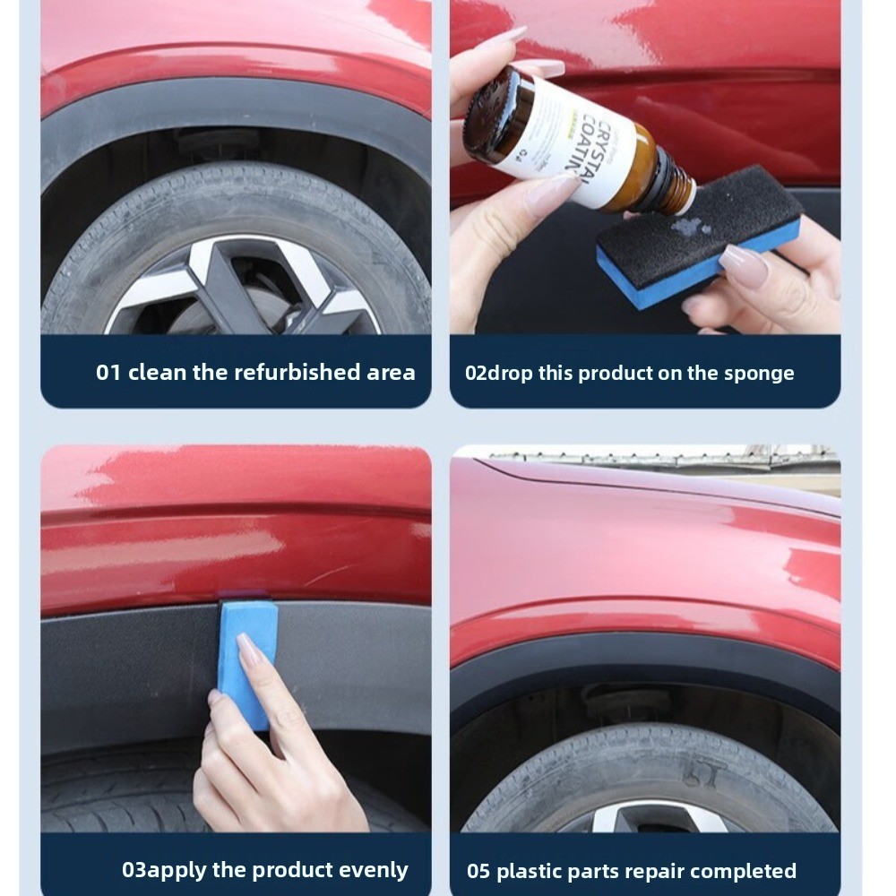 New Durable Crystal Coating Re - مراجعة Trim Restorer Plastic وسعره
