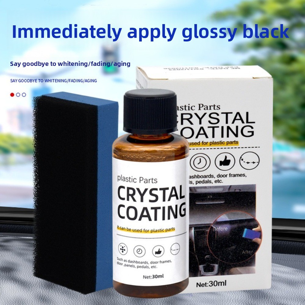 New Durable Crystal Coating Re - مراجعة Trim Restorer Plastic وسعره
