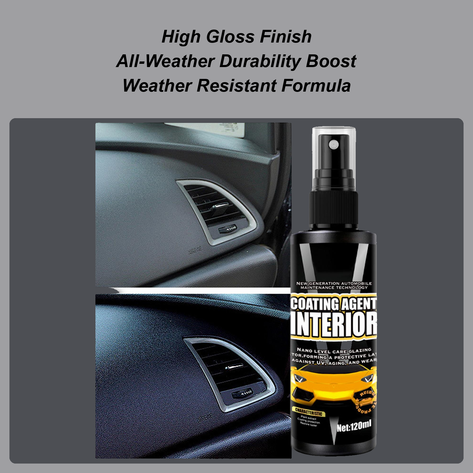 Interior Detailer Spray 120ml  - مراجعة Seat Cleaner Fabric وسعره