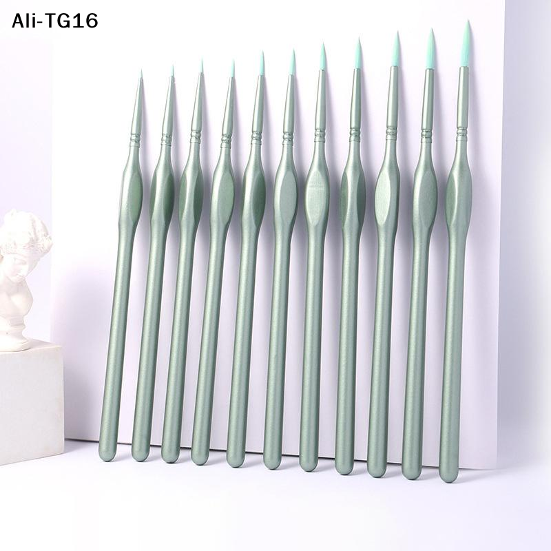 【B11】11Pc Miniature Detail Pai - مراجعة Detailing Brush Set وسعره