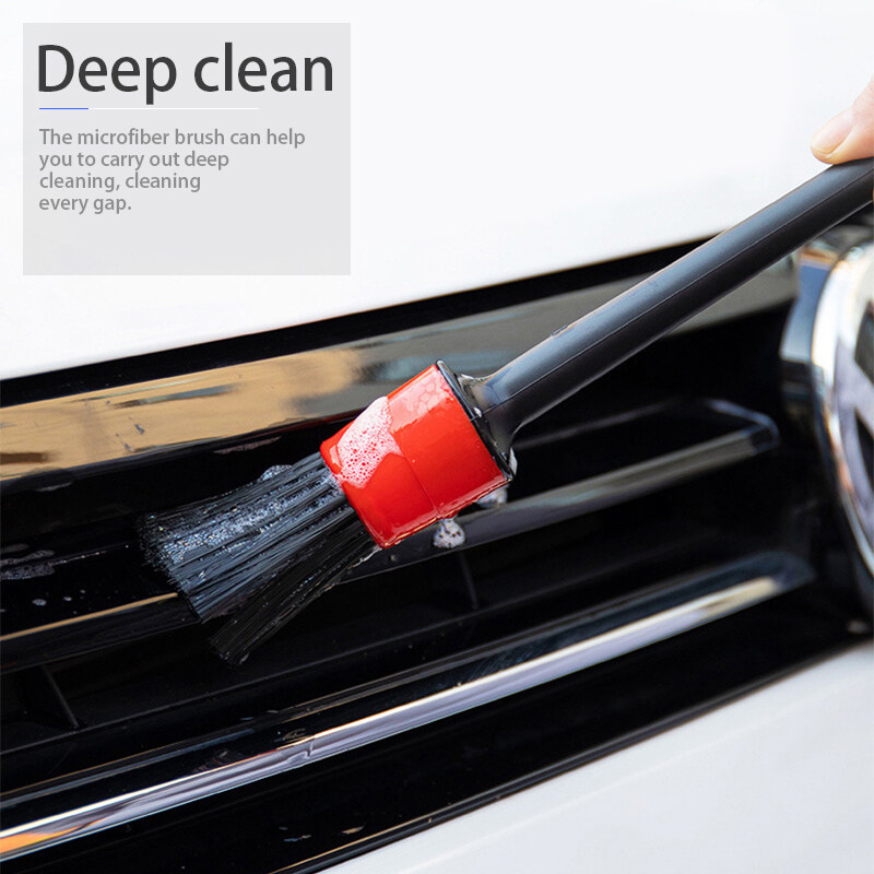 SEAMETAL 5pcs Car Detailing Br - مراجعة Interior Detailing Kit وسعره