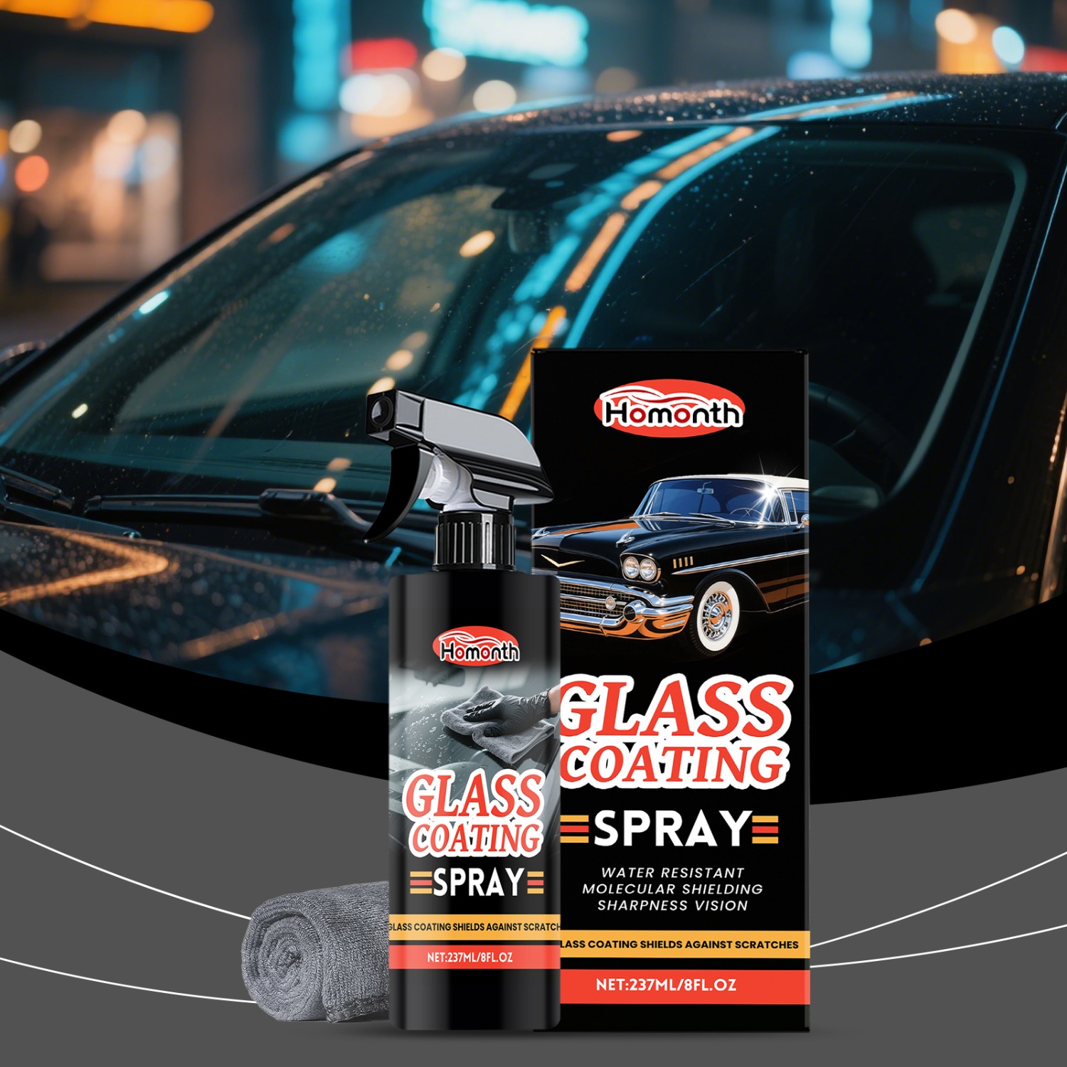 Car Glass Cleaner & Anti-Fog S - مراجعة Glass Cleaner Streak وسعره