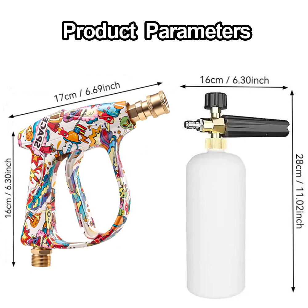 Short Pressure Washer Gun with - مراجعة Pressure Washer Foam Gun وسعره