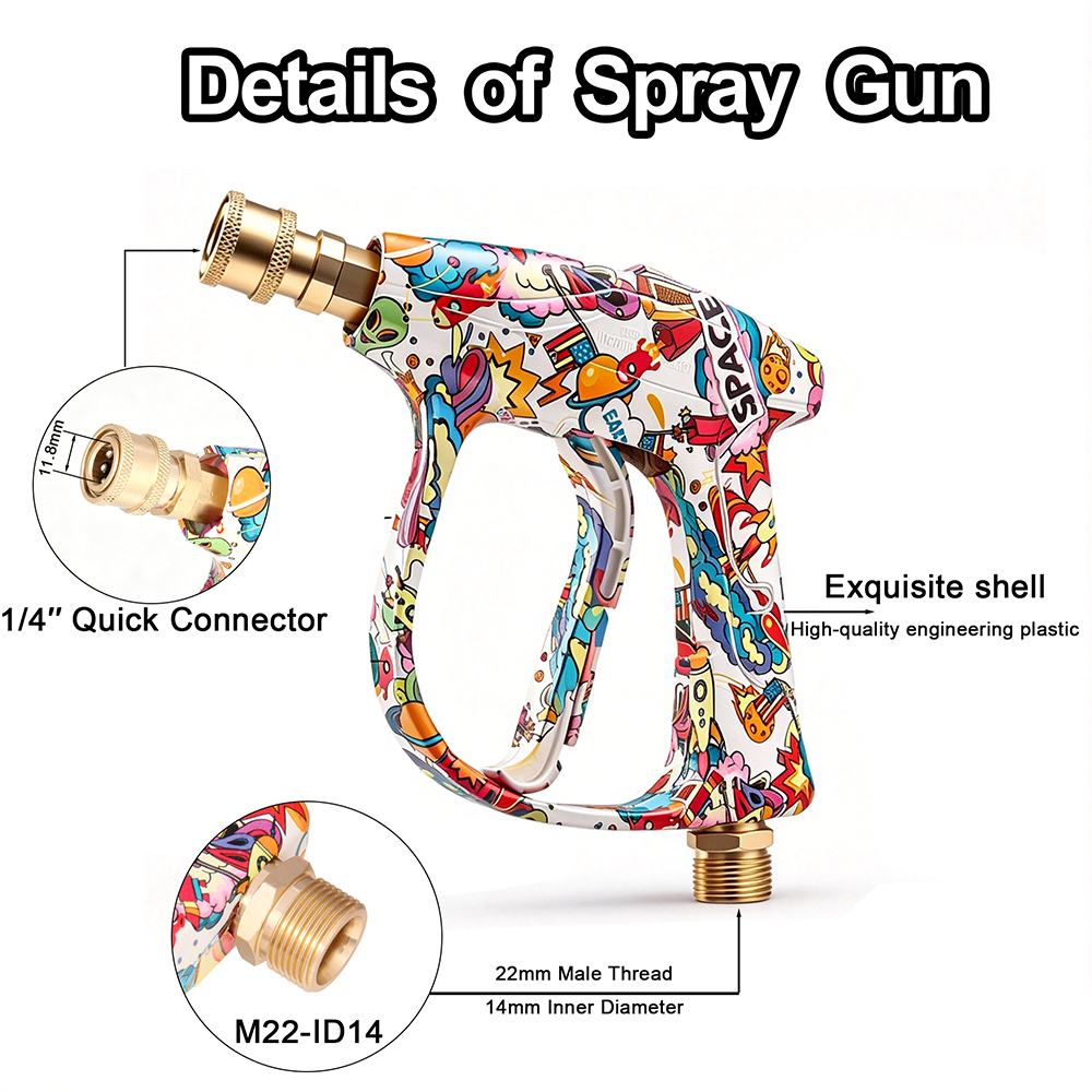Short Pressure Washer Gun with - مراجعة Pressure Washer Foam Gun وسعره