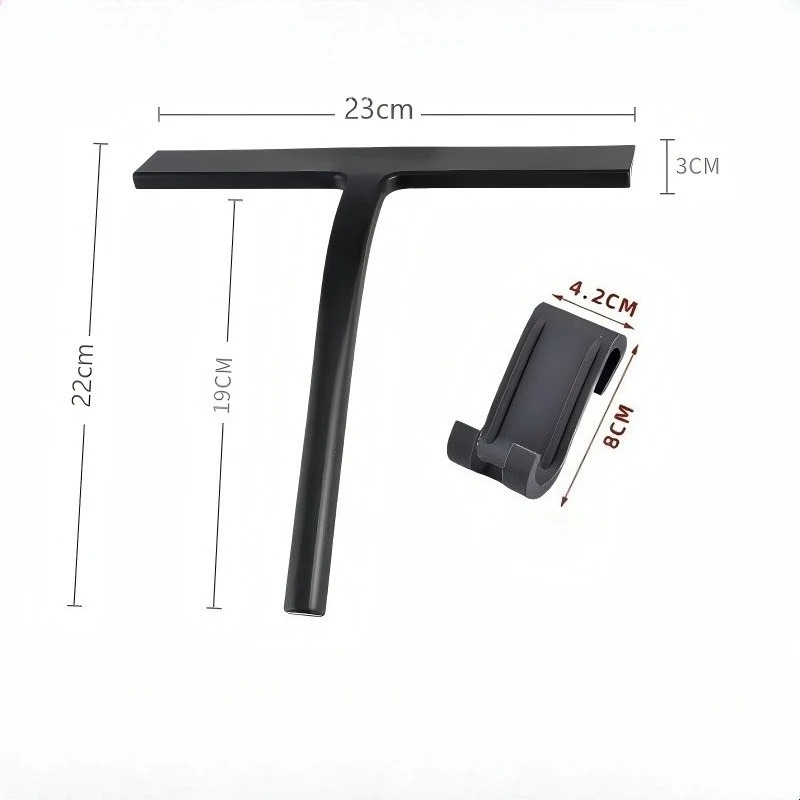 Matte Black Silicone Squeegee  - مراجعة Glass Cleaner Streak وسعره