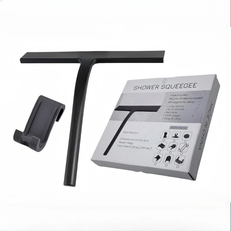 Matte Black Silicone Squeegee  - مراجعة Glass Cleaner Streak وسعره