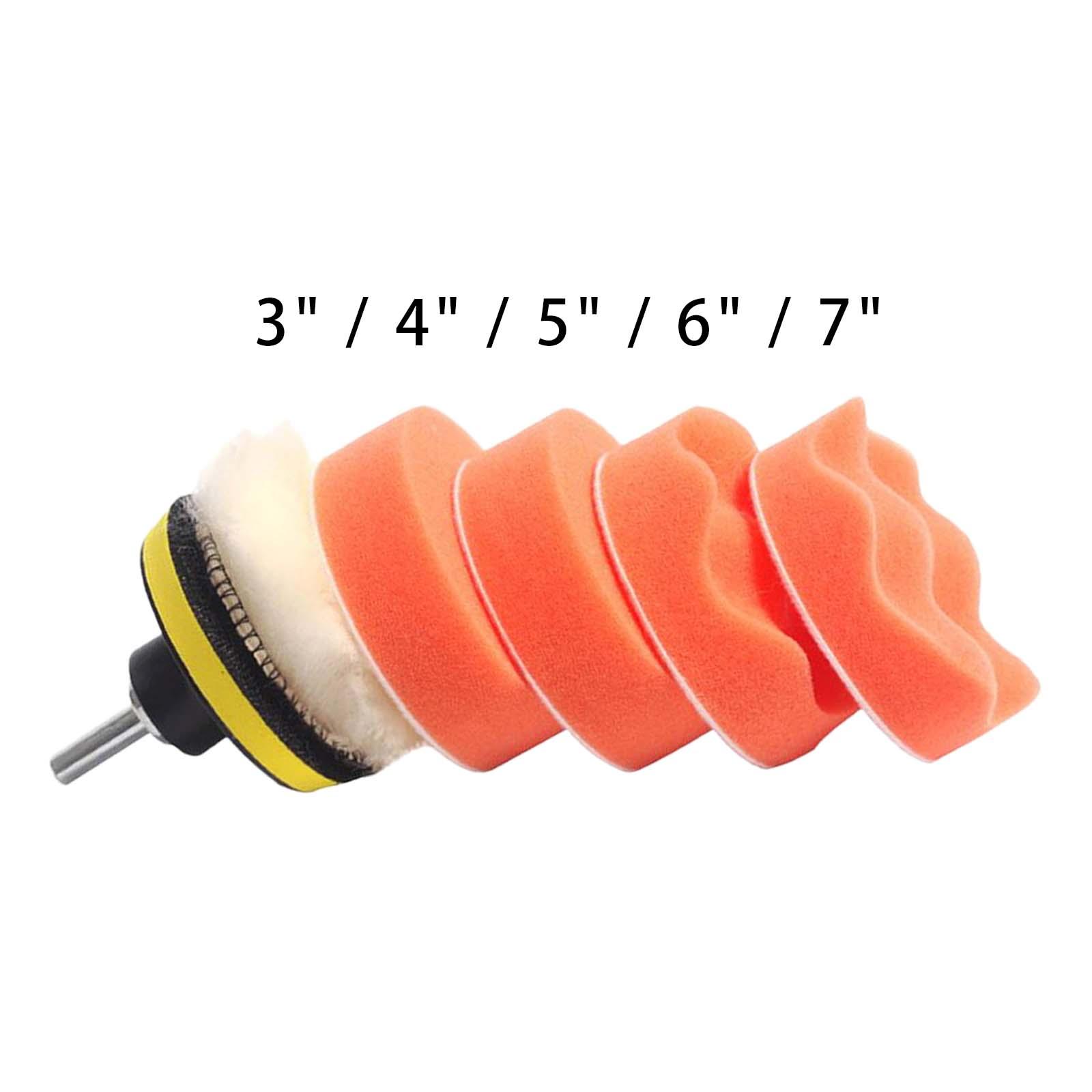 7PCS Auto Detailing Polishing  - مراجعة Polish Pad Set Buffer وسعره