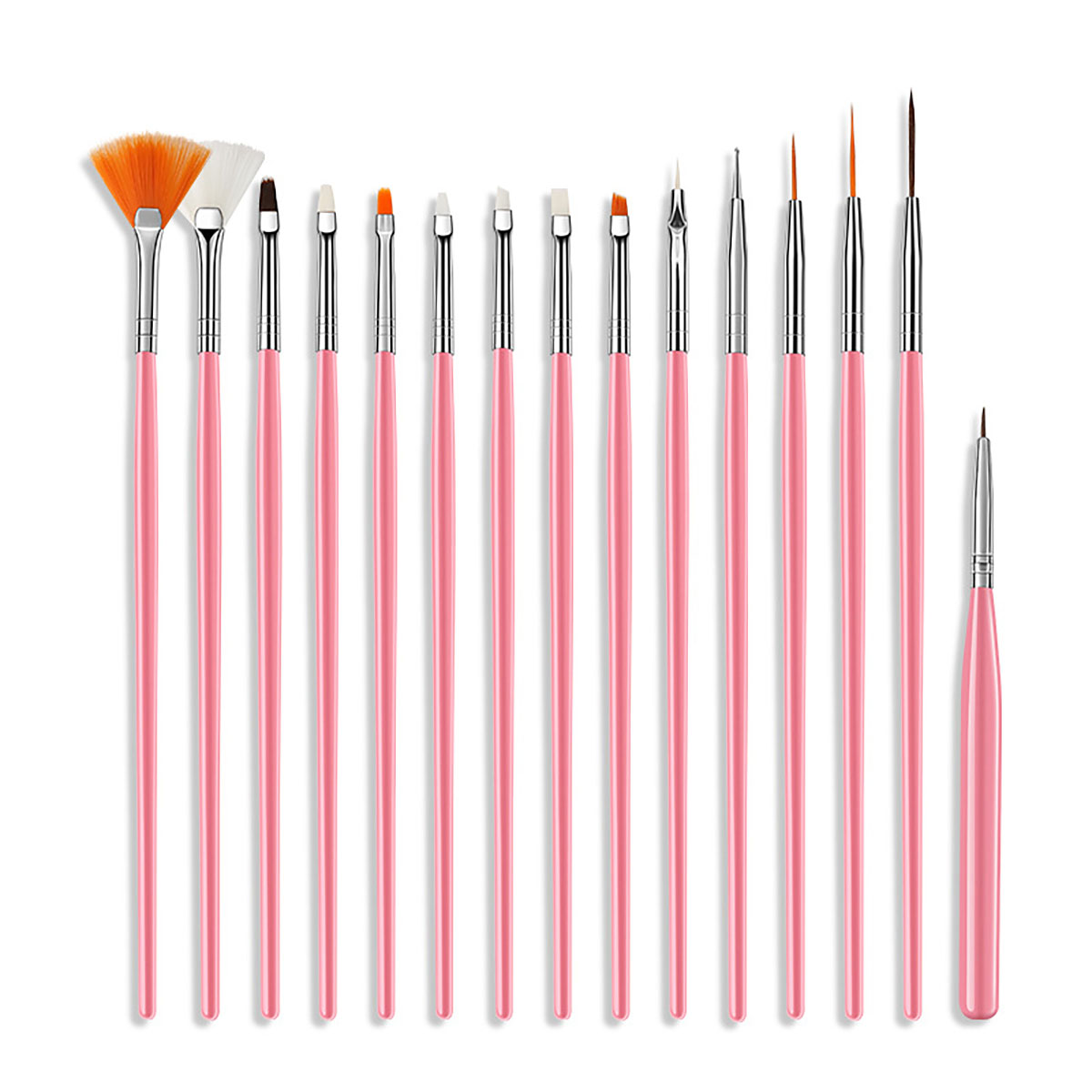 15pcs Fine Detail Paint Brush  - مراجعة Detailing Brush Set وسعره