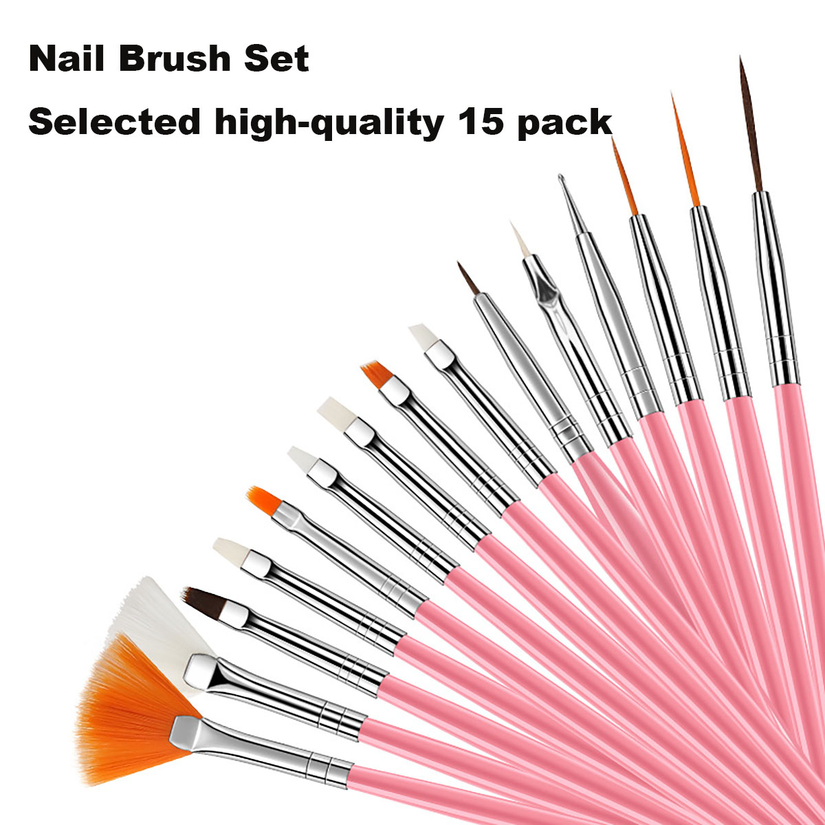 15pcs Fine Detail Paint Brush  - مراجعة Detailing Brush Set وسعره