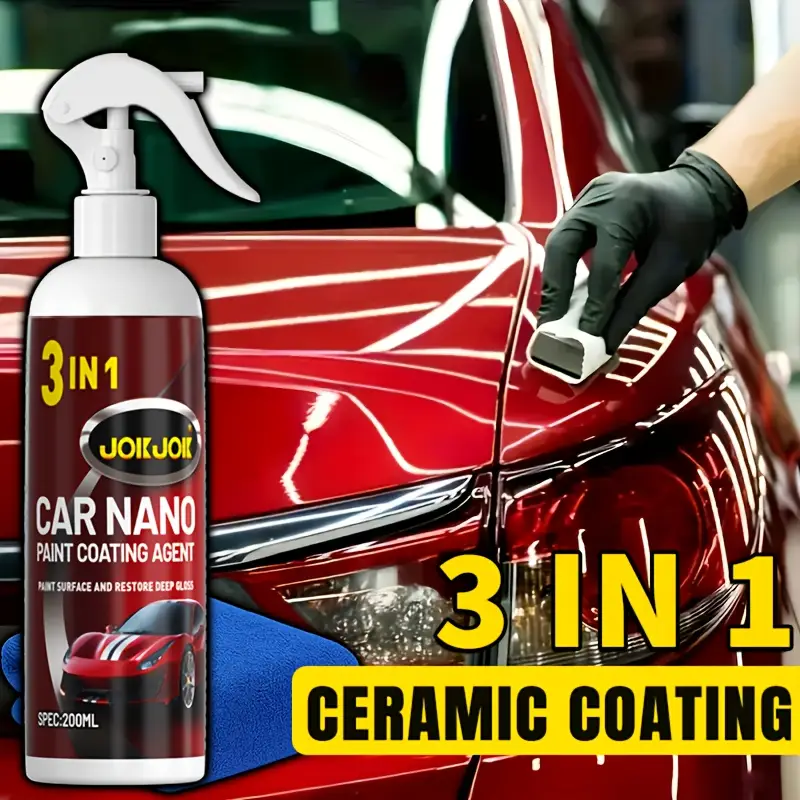 3-in-1 quick acting automotive - مراجعة Car Wax Ceramic Coating وسعره