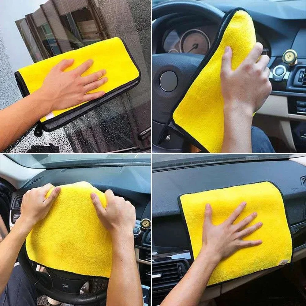 30×30cm  Double-Sided Microfib - مراجعة Microfiber Towel Detailing وسعره